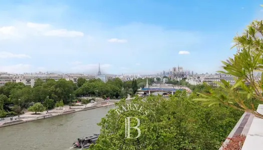Vente appartement Paris 4 - Henri IV - Terrasse - Vue panoramique Seine et monuments - Dernier 