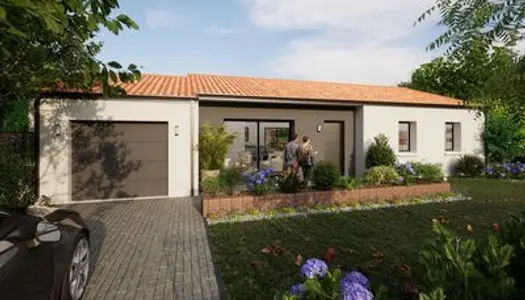 Projet de construction d'une maison neuve de 94.48 m² avec terrain à SAINT-PERE-EN-RETZ (44) 