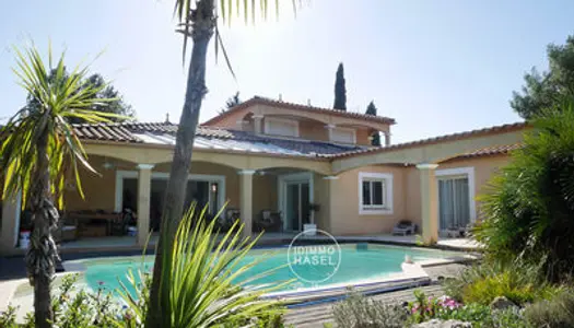 Belle villa Languedocienne avec piscine, jardin d'agrément et potager