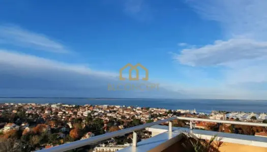 Appartement T3 à Arcachon avec terrasse et panorama exceptio 