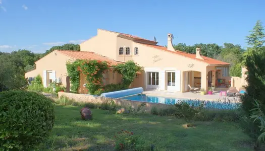 Dpt Hérault (34), à vendre BOISSERON maison P8 de 210 m² - Terrain de 10000  - Plain pied 