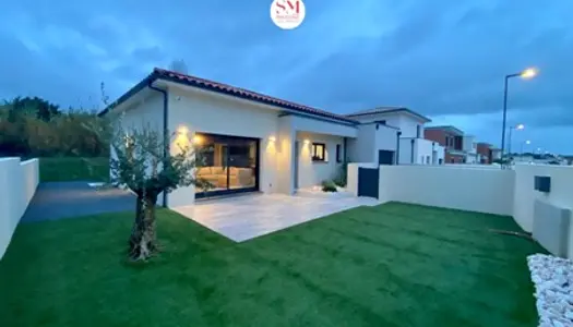 VENDRES - Terrain de 417m² avec maison neuve de plain-pied de 100 m2, Hérault !