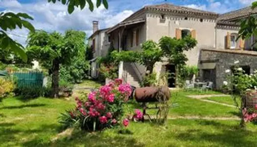 Maison en pierre de 3 chambres avec parc arboré et dépendances 