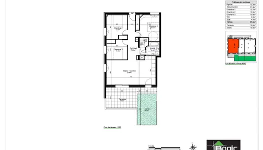 Vente Appartement neuf 87 m² à Saint Martin Bellevue 488 000 €