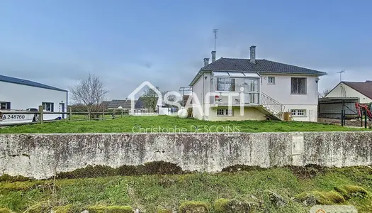 maison rénovée avec jardin à Belgeard, à 10 minutes de Mayenne