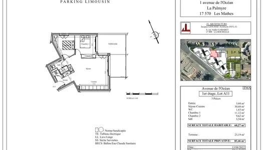 Vente Appartement neuf 60 m² à Les Mathes 314 900 €