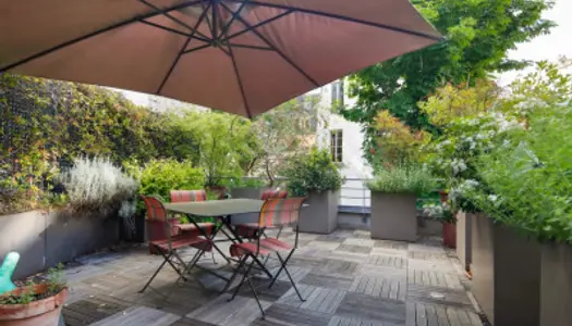 Un atelier d'artiste avec terrasse proche du Panthéon 