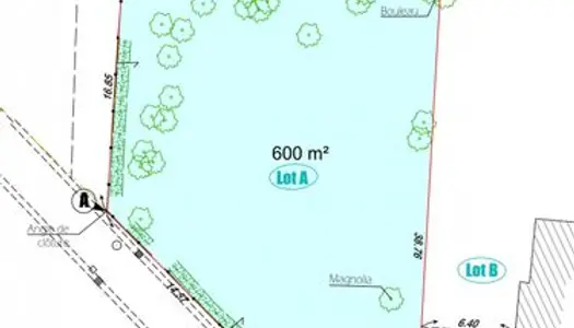 Terrain 600 m² Maulde 