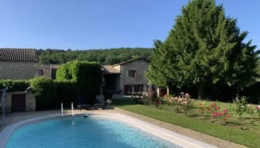 Maison en pierre avec Piscine, Maison d'amis et Dépendances 