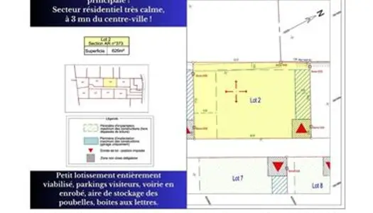 Terrain 626 m² Voiron 