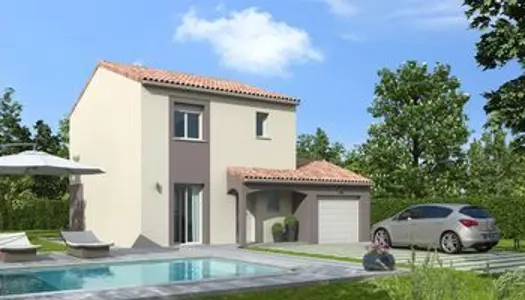 Maison sur deux niveaux avec jardin de 393 m²