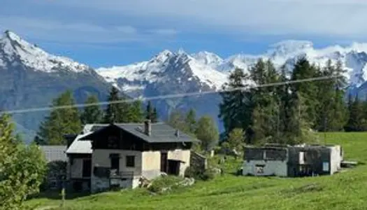 Landry, ancien chalet d'alpage à reconstruire 