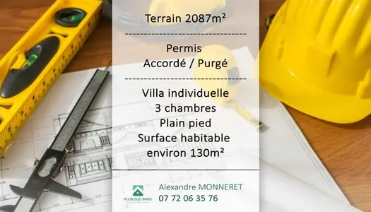 Terrain 2087 m² 