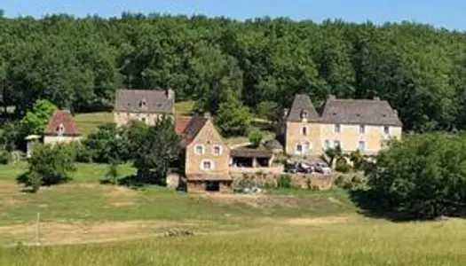 Domaine du 16ème siècle près de Saint Cyprien, maison principale, 5 maisons d'amis et piscine 