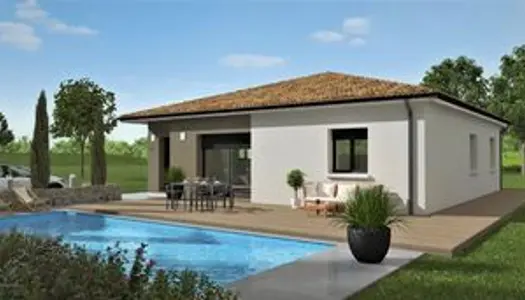 Projet de construction d'une maison 107 m² avec terrain à PLAGNOLE (31) au prix de 301900€. 
