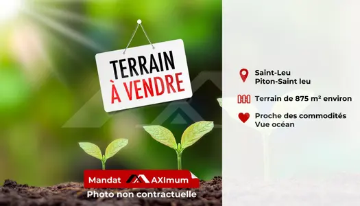 Vente Terrain 875 m² à Saint Leu 385 000 €