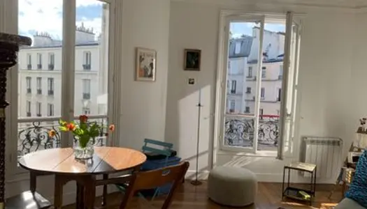 Loue appartement 53m², 3 pièces à Paris 19ème (M5 Laumière) du 22 juillet au 26 décembre 2024 