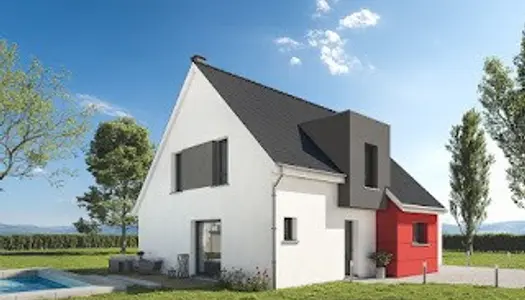 Terrain constructible + maison de 131 m² à Osthouse