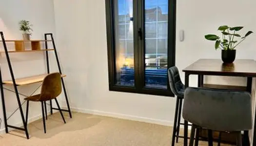 Studio meublé coliving métro L1/9 