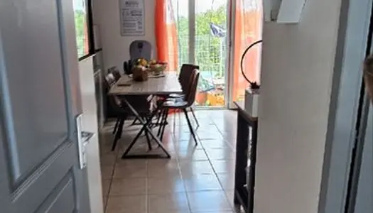 Appartement T2 meublé avec jardin 