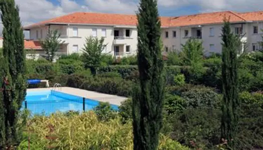 T2 avec terrasse 41m² dans résidence avec piscine 