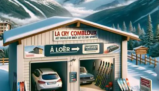 Garage, box à louer à Combloux : À deux pas des pistes de La Cry 