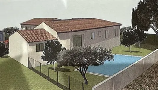 A vendre maison de plain-pied de 120 m² environ avec piscine