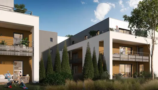 A vendre un appartement T2 avec terrasse dans Le Domaine Des Arches à Metz