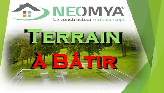 Terrain 800 m² 