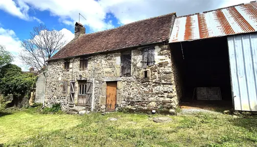 Detached stone farmhouse for total restoration + 2 gites, 1 habitable & 1 to finish renova 