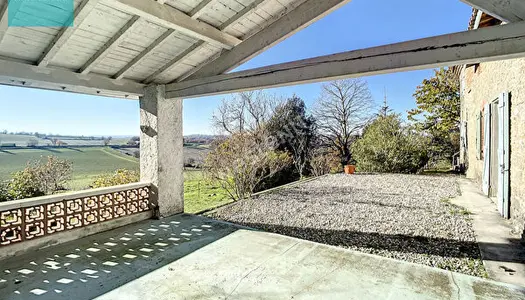 Ferme Lauragaise 190m2, hangar, ancien moulin, terrain arbore avec vue Pyrenees 31290