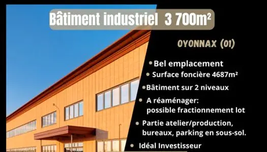 Local commercial 3700 m² 