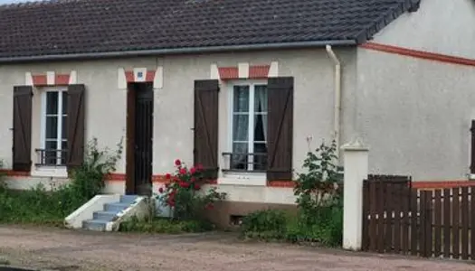 Varennes-Vauzelles , Maison 3 pièces avec jardin et garage 