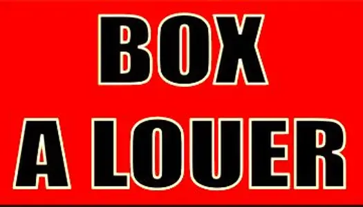 Box a louer