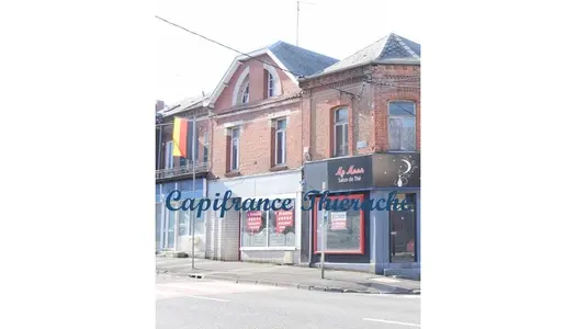 Dpt Aisne (02),sur Hirson, à vendre immeuble mixte d'une surface totale de 141.07m² sur une 