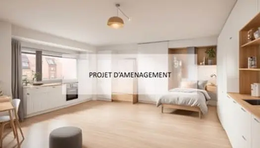 Studio 1 pièce 24 m² 