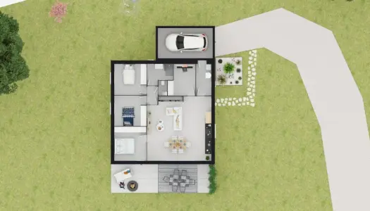 Terrain + maison 5 pièces 94 m² 