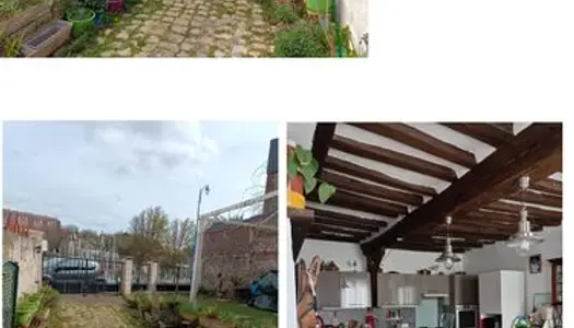 Maison de ville jardin 70m² port St Valery en Caux 160000
