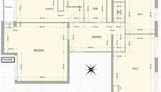 Bureaux - A VENDRE - 73 m² non divisibles