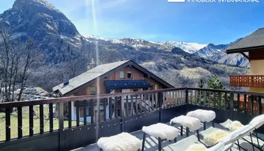 Véritable appartement de 4 chambres ski au pied avec vue panoramique à vendre à Saint Martin de 