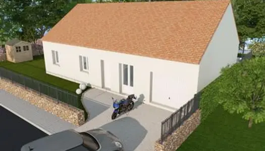 Superbe Maison Neuve norme PMR avec 3 Chambres et garage intégré sur beau terrain