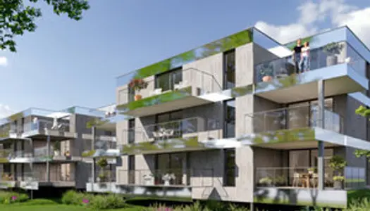 Dpt Finistère (29), à vendre BREST appartement T2 de 53,6 m² - Terrasse 16.40m²