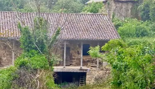 Ensemble quercynois en pierres a restaurer, sur plus de 2 ha , proche figeac (lot) 