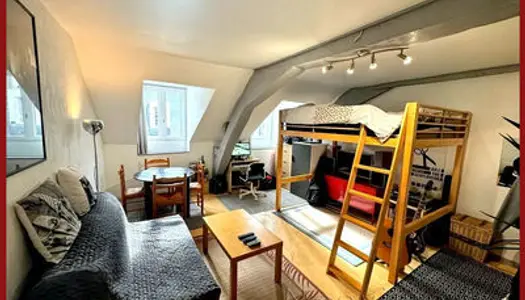 Opportunité d'investissement Rennes centre historique: appartement T1 26 m2 vendu loué 