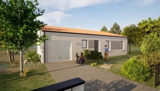 Projet de construction d'une maison neuve de 87.87 m² avec terrain à CHALLANS (85) 
