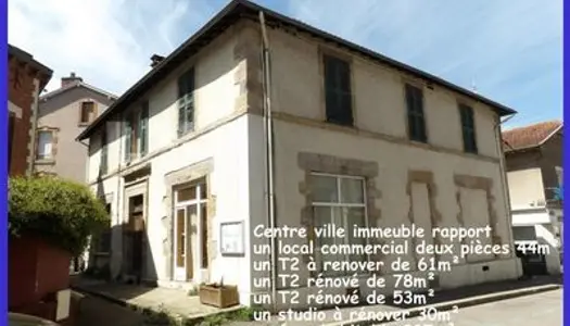 Aveyron immeuble de rapport en centre ville 