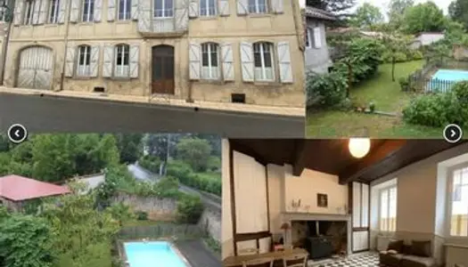 Vends Maison bourgeoise avec jardin, piscine et appartement - 5 chambres, 350m², Masseube (32) 