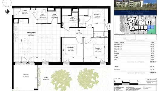 Vente Appartement 80 m² à Lons 244 000 €