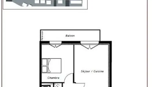 LA ROCHETTE - Appartement 2 pièces 39.00m² 