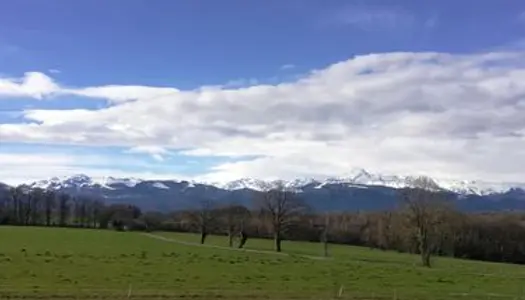 Terrain exposé plein sud - Vue magnifique sur les Pyrénées